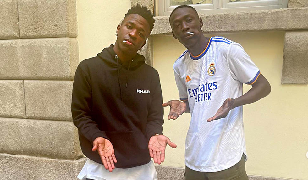 vinicius jr junior khaby lame tiktok
