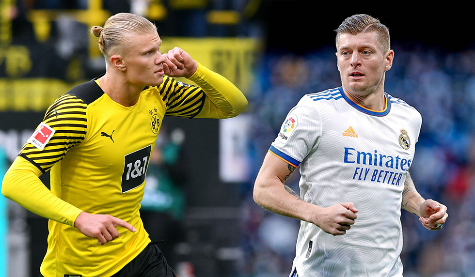 Erling Haaland Toni Kroos