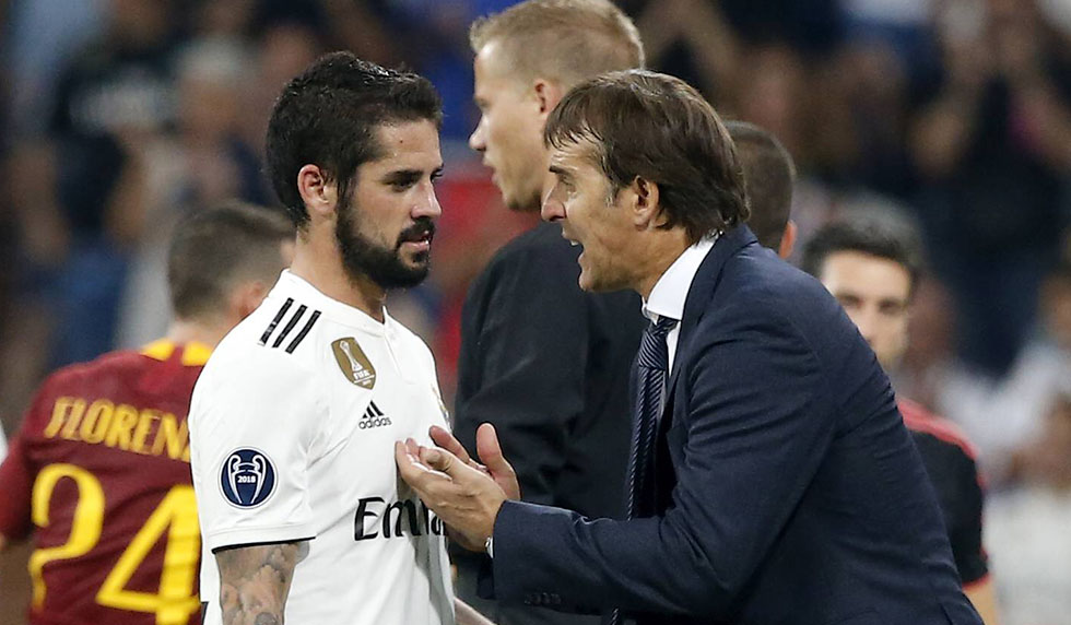 Isco Julen Lopetegui