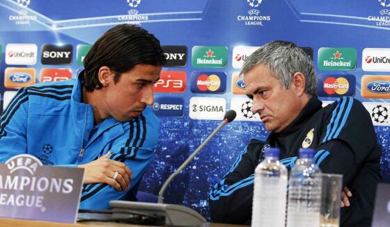 Sami Khedira, José Mourinho Sami Khedira José Mourinho