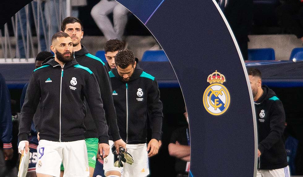 Real Madrid Karim Benzema Champions League Einlaufen