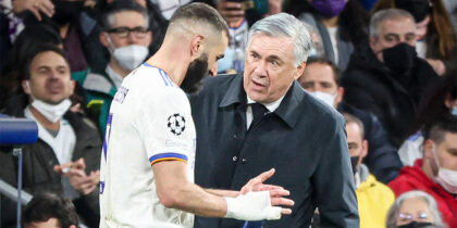 Carlo Ancelotti Karim Benzema Clásico