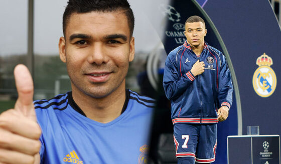 Real Madrid Casemiro Kylian Mbappé
