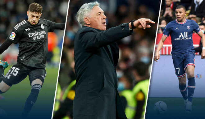 Valverde, Ancelotti, Mbappé
