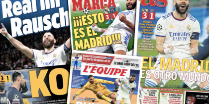 Pressestimmen Real Madrid - PSG