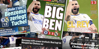 Pressestimmen Chelsea Real Madrid Karim Benzema