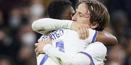 Rodrygo Goes und Luka Modric