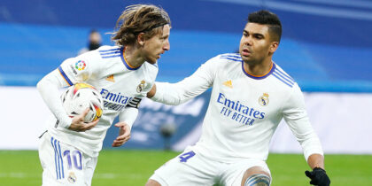 Luka Modric Casemiro Real Madrid
