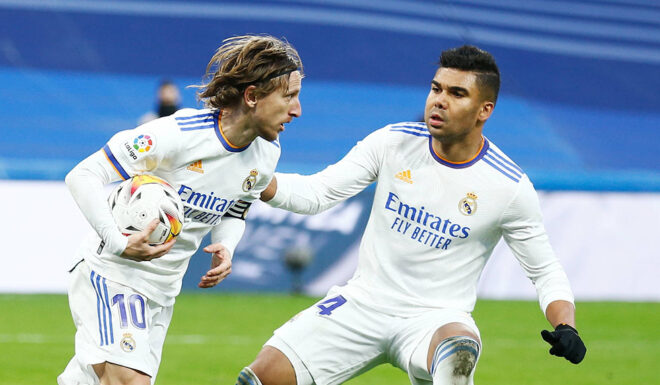Luka Modric Casemiro Real Madrid