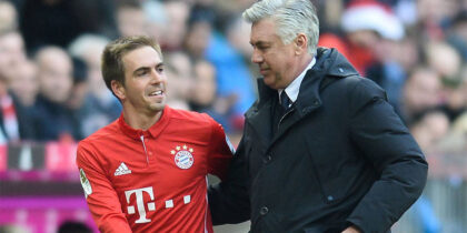Philipp Lahm Carlo Ancelotti FC Bayern