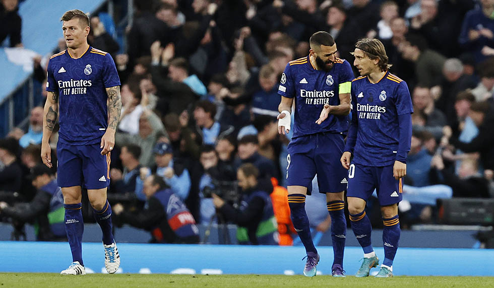 Kroos, Benzema, Modric