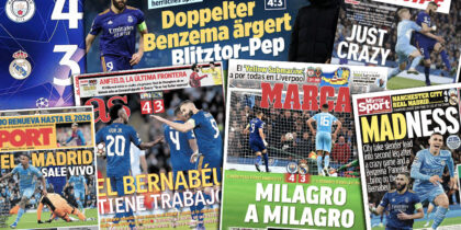 Pressestimmen Manchester City Real Madrid