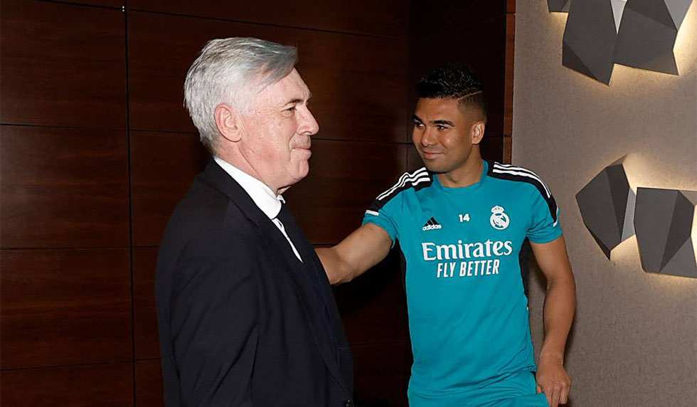 carlo ancelotti casemiro rmcom