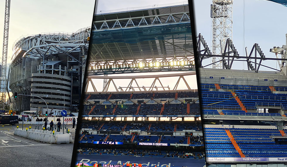Estadio Santiago Bernabéu Real Madrid Umbau