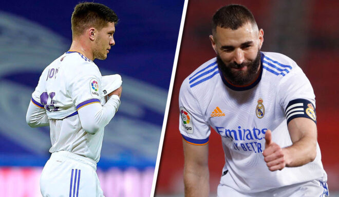 jovic benzema collage jovic benzema collage