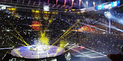 Estadio Santiago Bernabéu Feuerwerk Firework