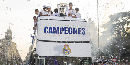 Real Madrid Bus Cibeles