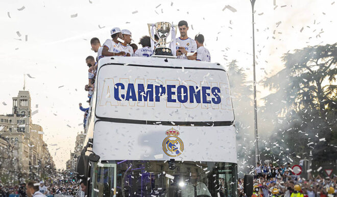 Real Madrid Bus Cibeles Real Madrid Bus Cibeles