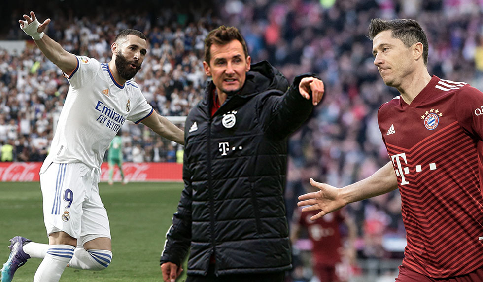 Karim Benzema Robert Lewandowski Miro Klose