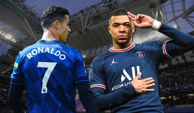 Cristiano Ronaldo Real Madrid Kylian Mbappe