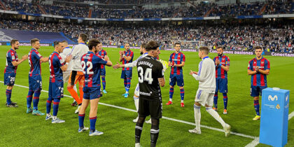 Pasillo für Real Madrid