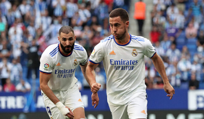Karim Benzema Eden Hazard Real Madrid