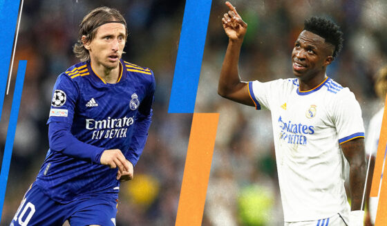 Luka Modric Vinicius Junior Real Madrid
