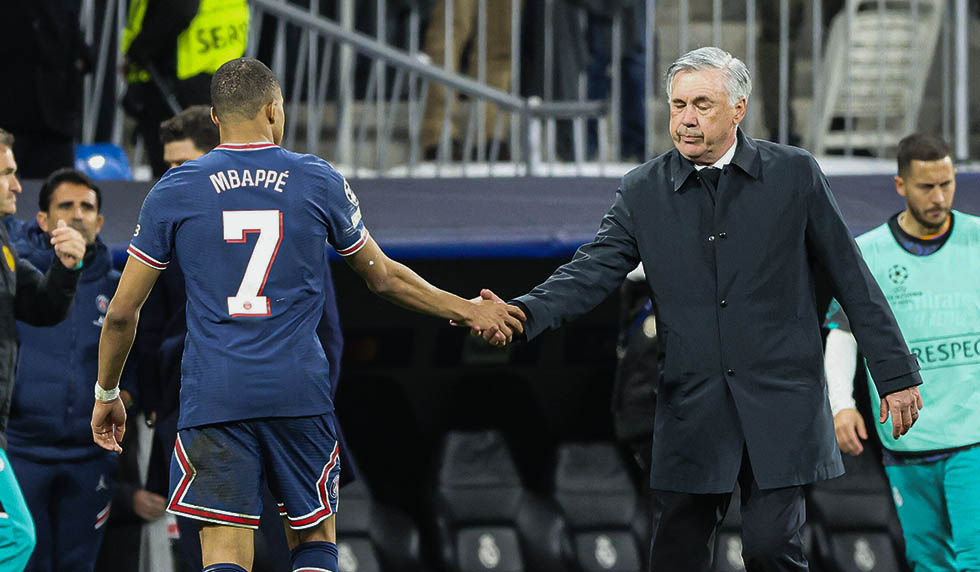 Kylian Mbappé Carlo Ancelotti