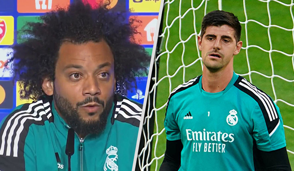 Marcelo Thibaut Courtois Real Madrid Champions League Finale