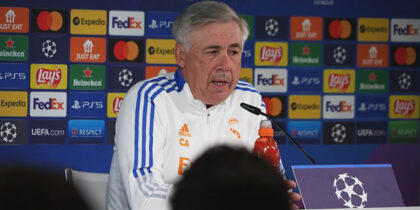 carlo ancelotti real madrid champions league media day pk