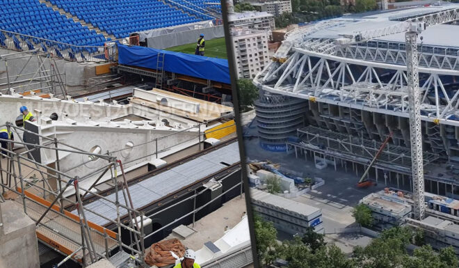 Estadio Santiago Bernabéu Real Madrid Umbau