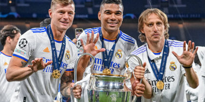Toni Kroos Casemiro Luka Modric Real Madrid