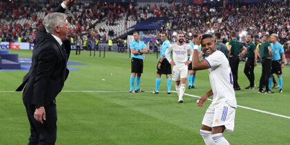 Carlo Ancelotti Rodrygo Real Madrid