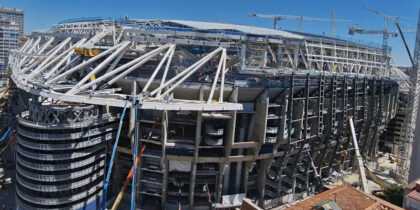Estadio Santiago Bernabéu Real Madrid Bernabéu-Umbau