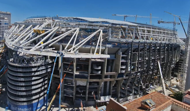 Estadio Santiago Bernabéu Real Madrid Umbau