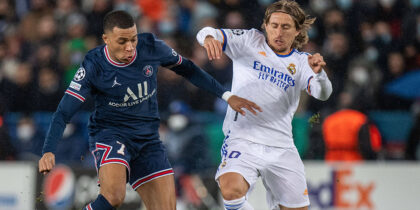 Luka Modric Kylian Mbappe Real Madrid