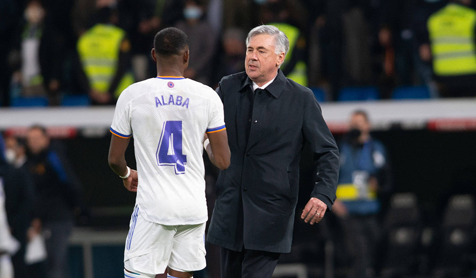 Carlo Ancelotti David Alaba Real Madrid