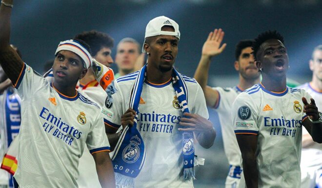 Rodrygo Goes, Eder Militao, Vinícius Júnior Rodrygo Goes Eder Militao Vinícius Júnior