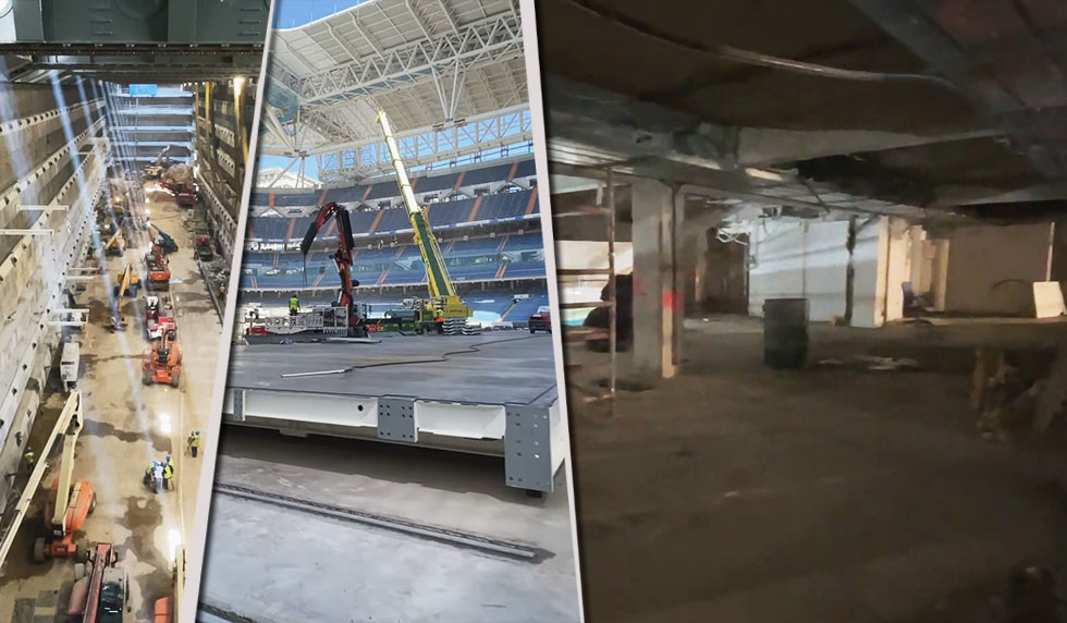 Estadio Santiago Bernabéu Real Madrid Umbau