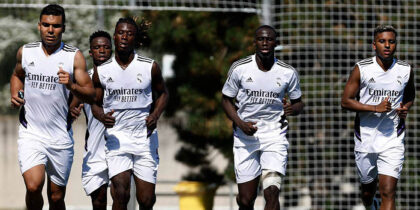 casemiro training vinicius