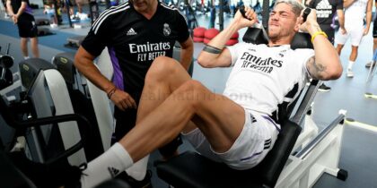 fede valverde real madrid training
