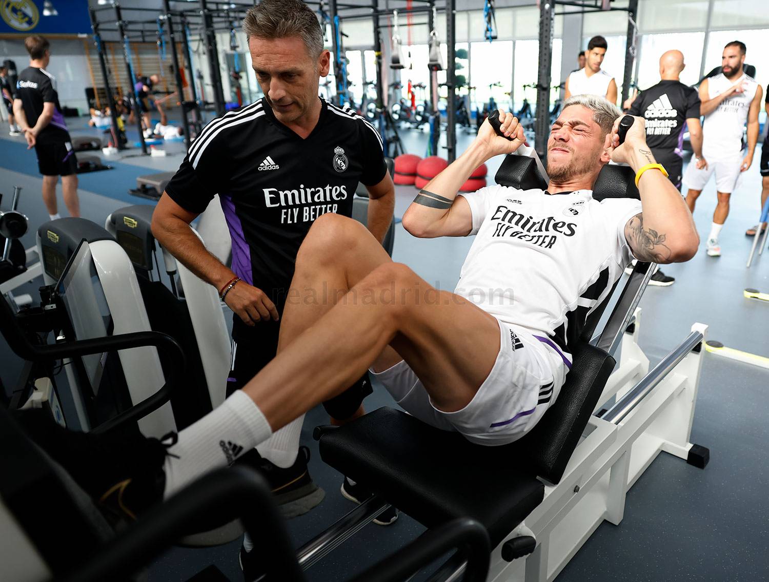 fede valverde real madrid training
