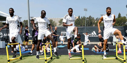 training benzema alaba mendy rüdiger rmcom