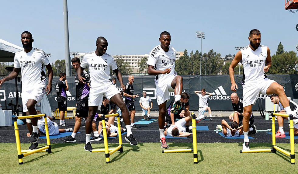 training benzema alaba mendy rüdiger rmcom