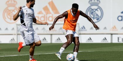 vinicius real madrid training