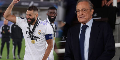 Florentino Perez Karim Benzema Real Madrid