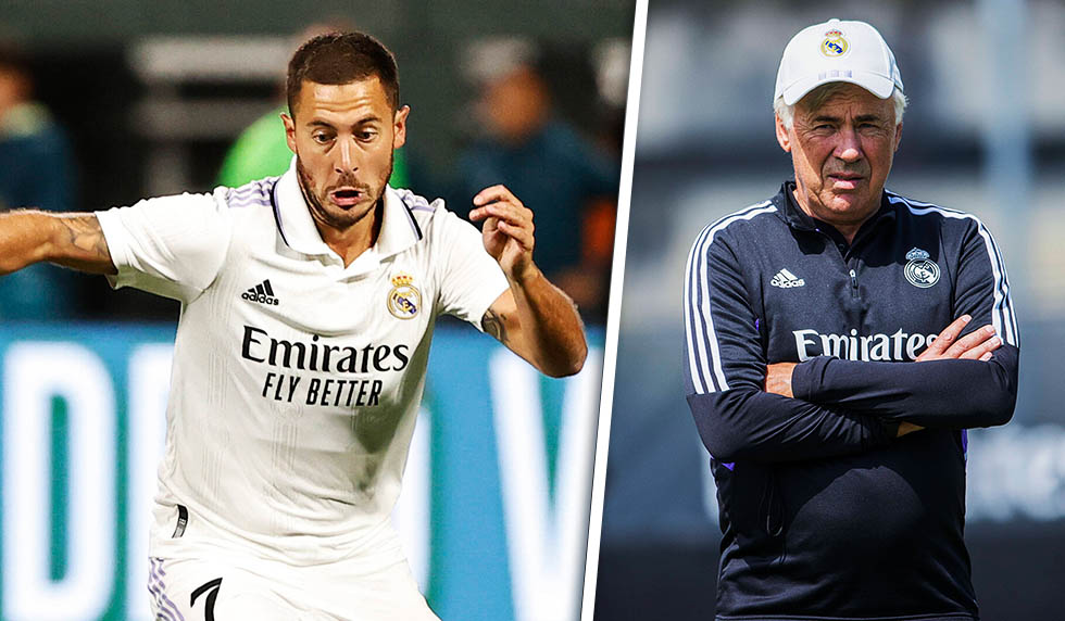 Eden Hazard Carlo Ancelotti Real Madrid