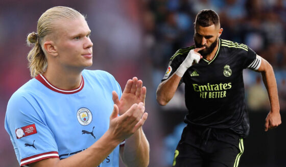 Erling Haaland Karim Benzema