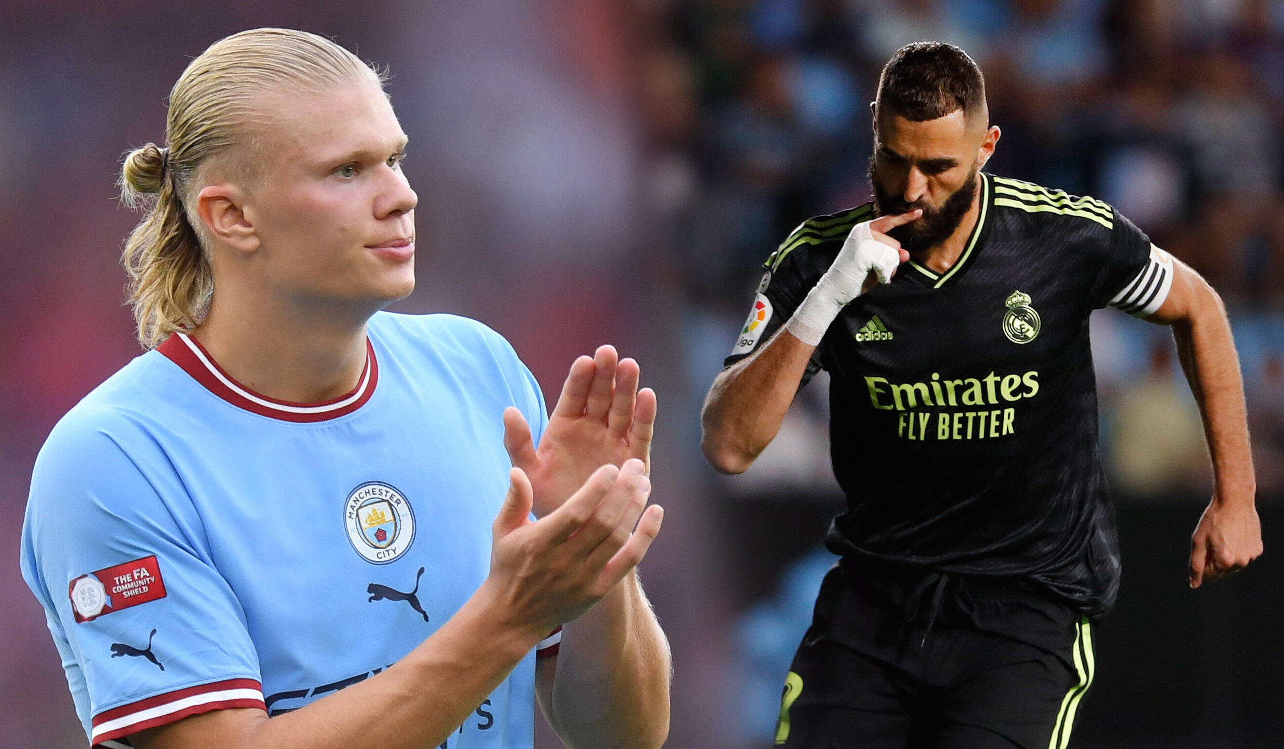 Erling Haaland Karim Benzema