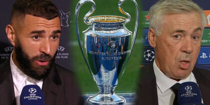 Karim Benzema Carlo Ancelotti Real Madrid Champions League